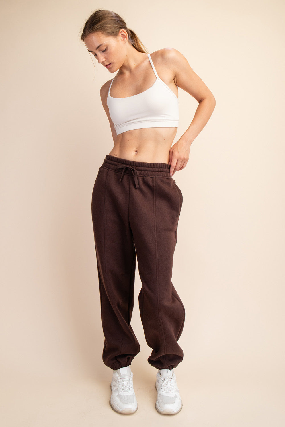 FRENCH TERRY FLEECE JOGGER SWEATPANT