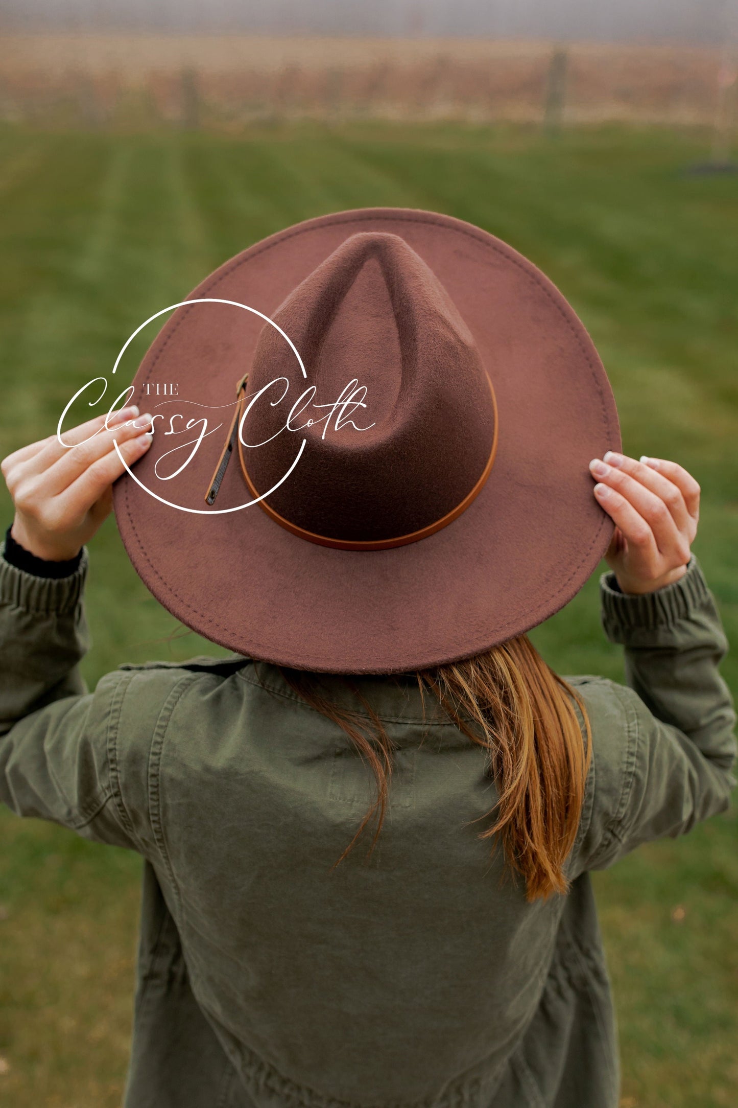 Wide Brim Hat - Mocha