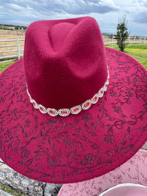 Emma Wine Felt Rancher