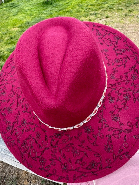 Emma Wine Felt Rancher