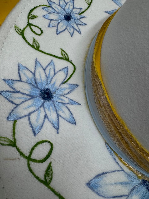 Gracie White Felt Rancher