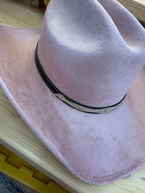 Texana Vegan Suede - Pale Dusty Rose