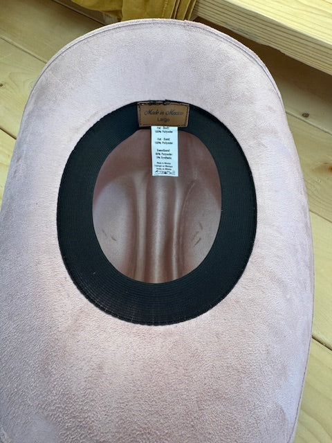 Texana Vegan Suede - Pale Dusty Rose