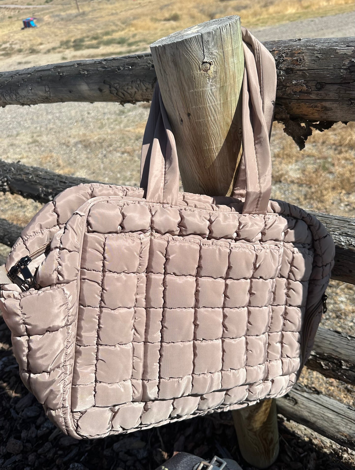 Quilted Weekend Duffel Bag