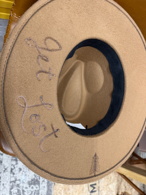 Jolene Chocolate Tan Felt Rancher