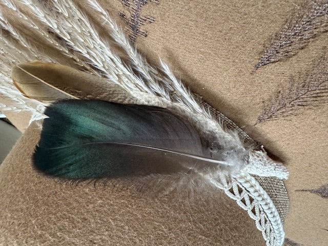 Jolene Chocolate Tan Felt Rancher