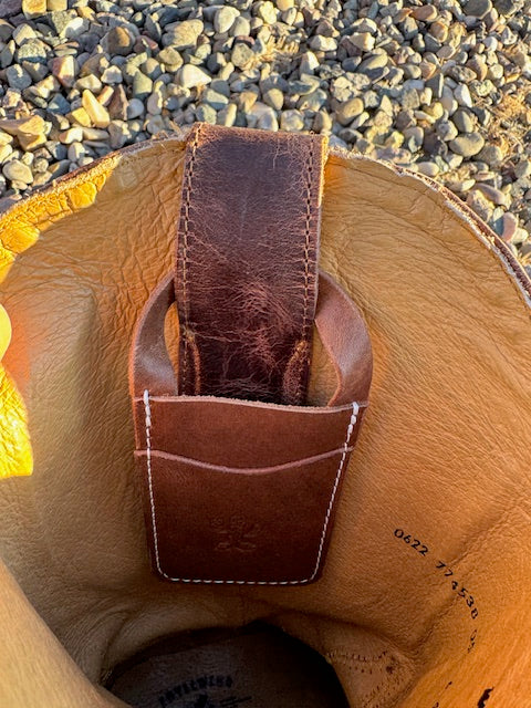 5C Handmade Leather Boot Wallet