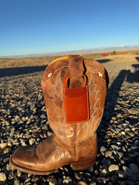 5C Handmade Leather Boot Wallet
