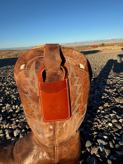 5C Handmade Leather Boot Wallet