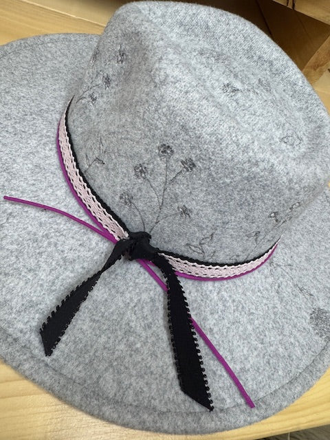 Rachel Felt/Wool Blend Grey Rancher