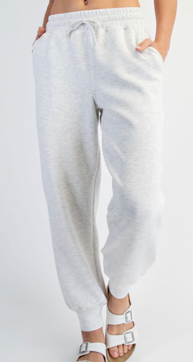Modal Scuba Jogger - Light Heather Grey