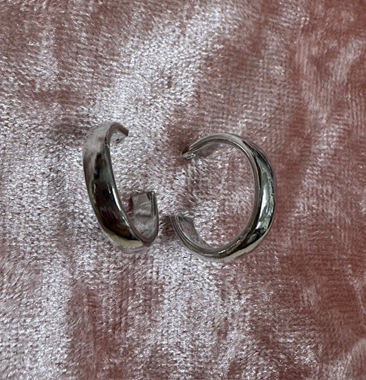 Silver Small Hoop Earrings