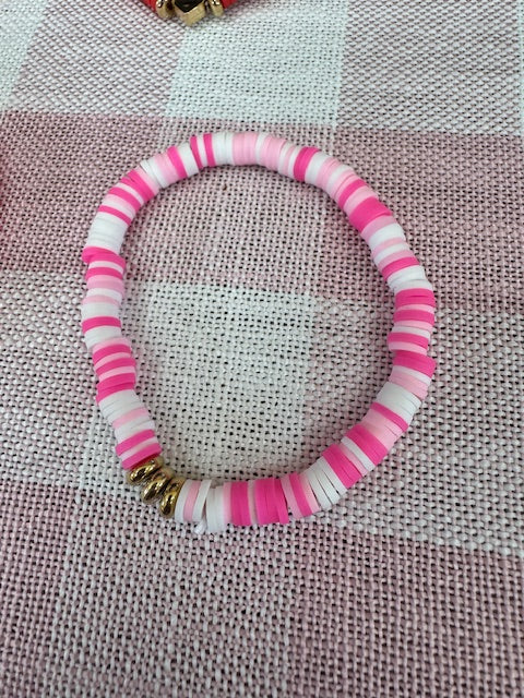 Individual Stretch Bracelets (Silver, Gold, Pink, White)