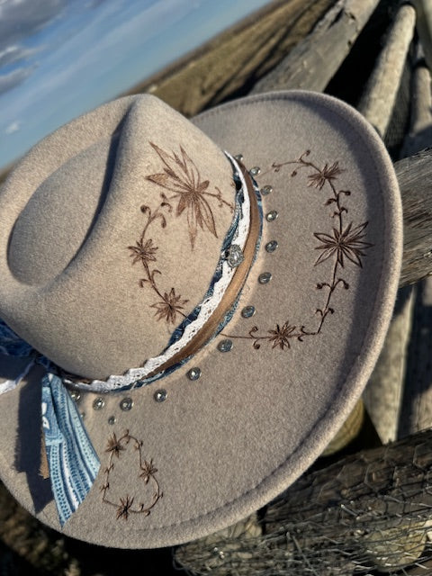 Tim Felt/Wool Blend Grey Rancher