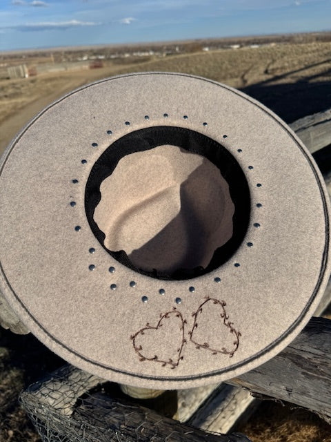 Tim Felt/Wool Blend Grey Rancher
