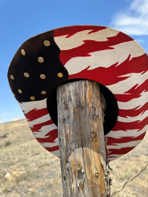 Avery Black Distressed Burnt Stetson