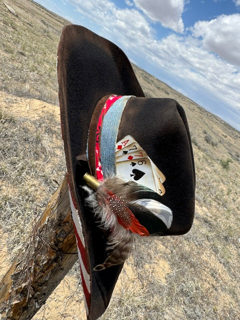 Avery Black Distressed Burnt Stetson