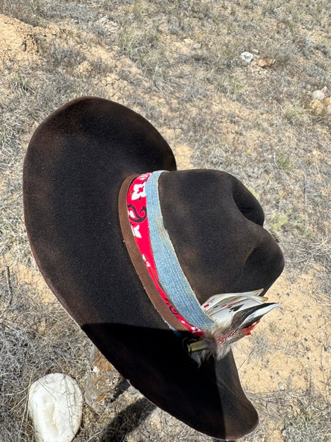 Avery Black Distressed Burnt Stetson
