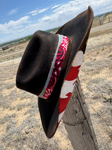 Avery Black Distressed Burnt Stetson