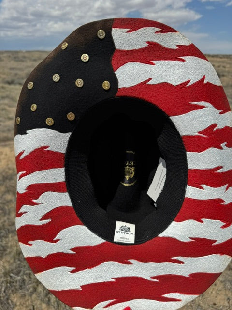 Avery Black Distressed Burnt Stetson