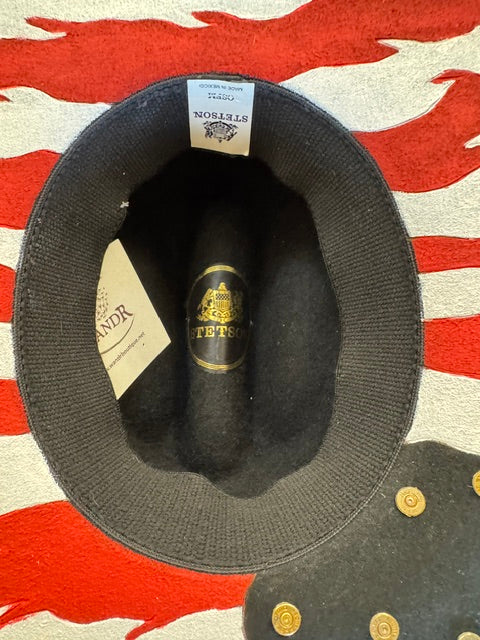 Avery Black Distressed Burnt Stetson