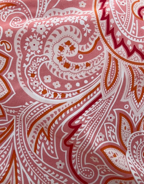 Pink Boho Paisley Blouse
