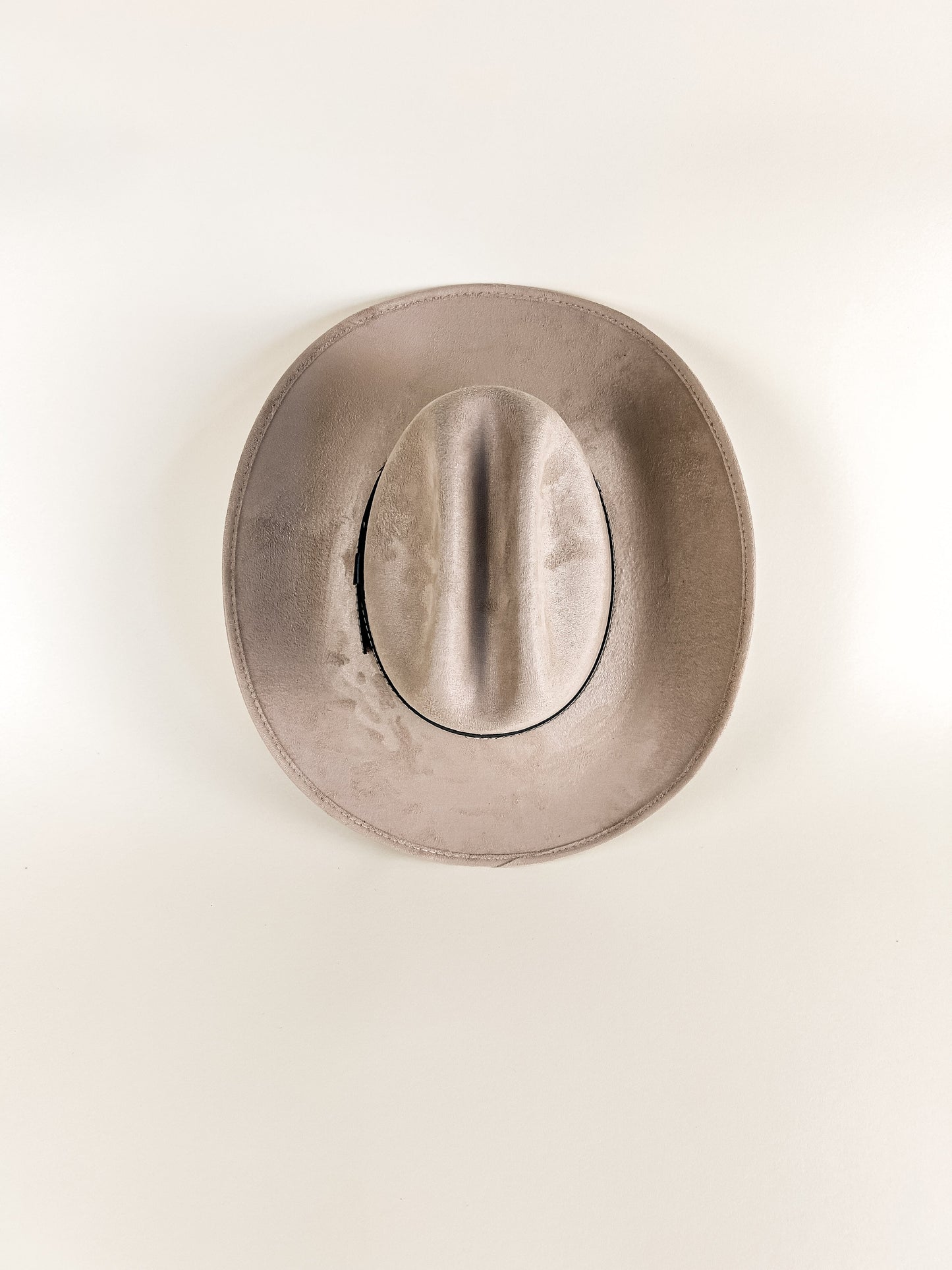 Texana Vegan Suede Cowboy Hat - Sand