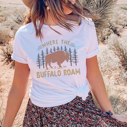 Where the Buffalo Roam Tee