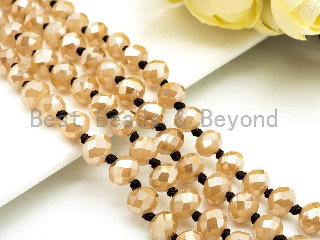 Crystal 60" Strand - Mocha