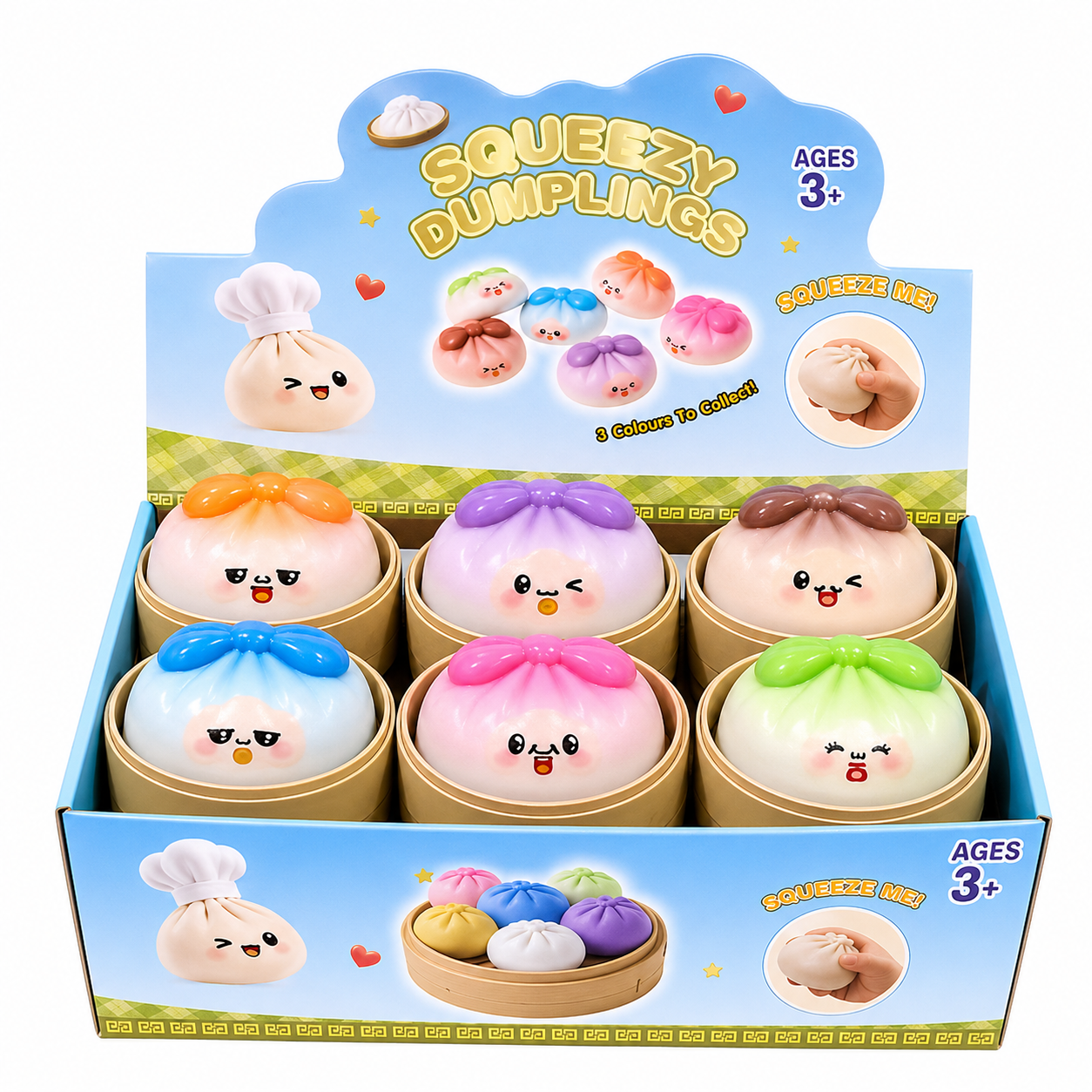 Mystery Soft-Rising Foamy Dumpling Bun Fidget Toy for Stress Relief