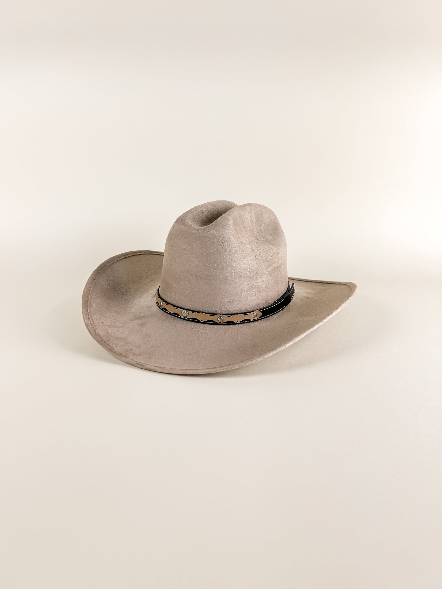 Texana Vegan Suede Cowboy Hat - Sand