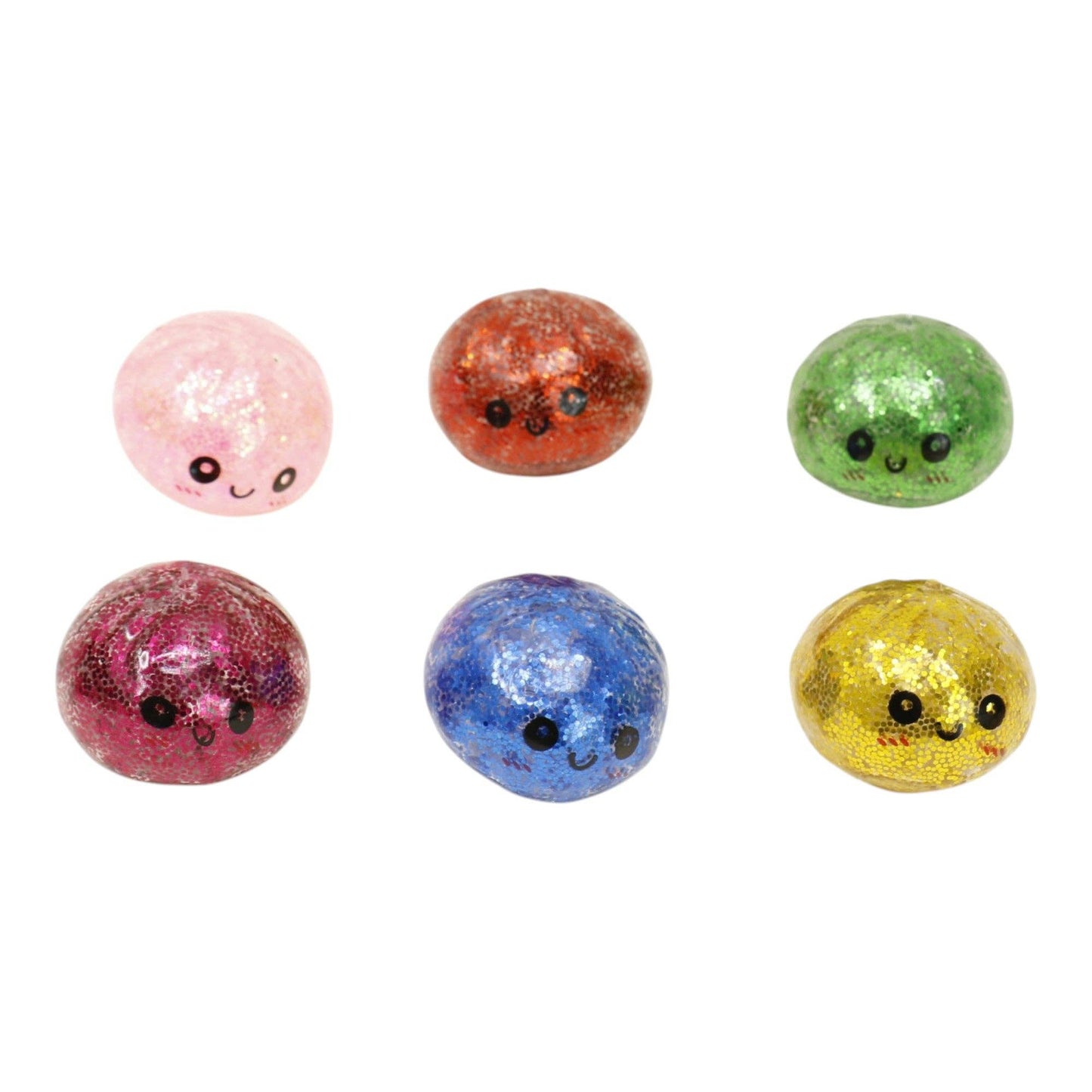 Mystery Mini Glitter Gel Bead Squishy Dumpling With Steamer