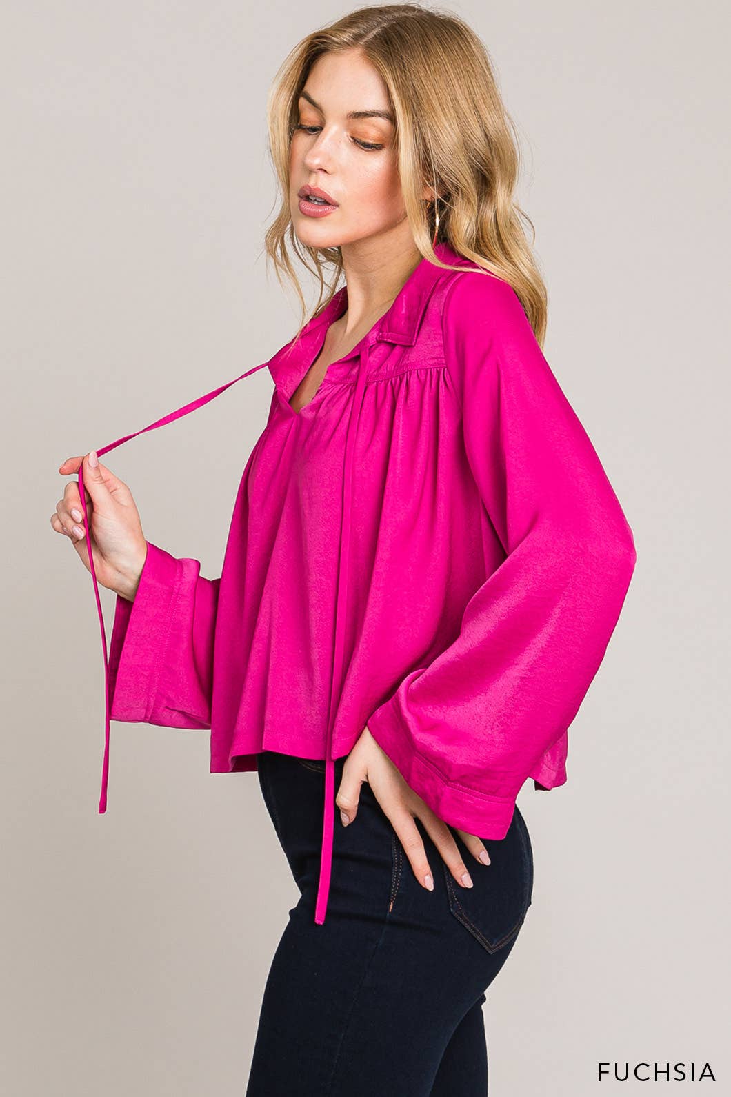 Hot Pink Blouse