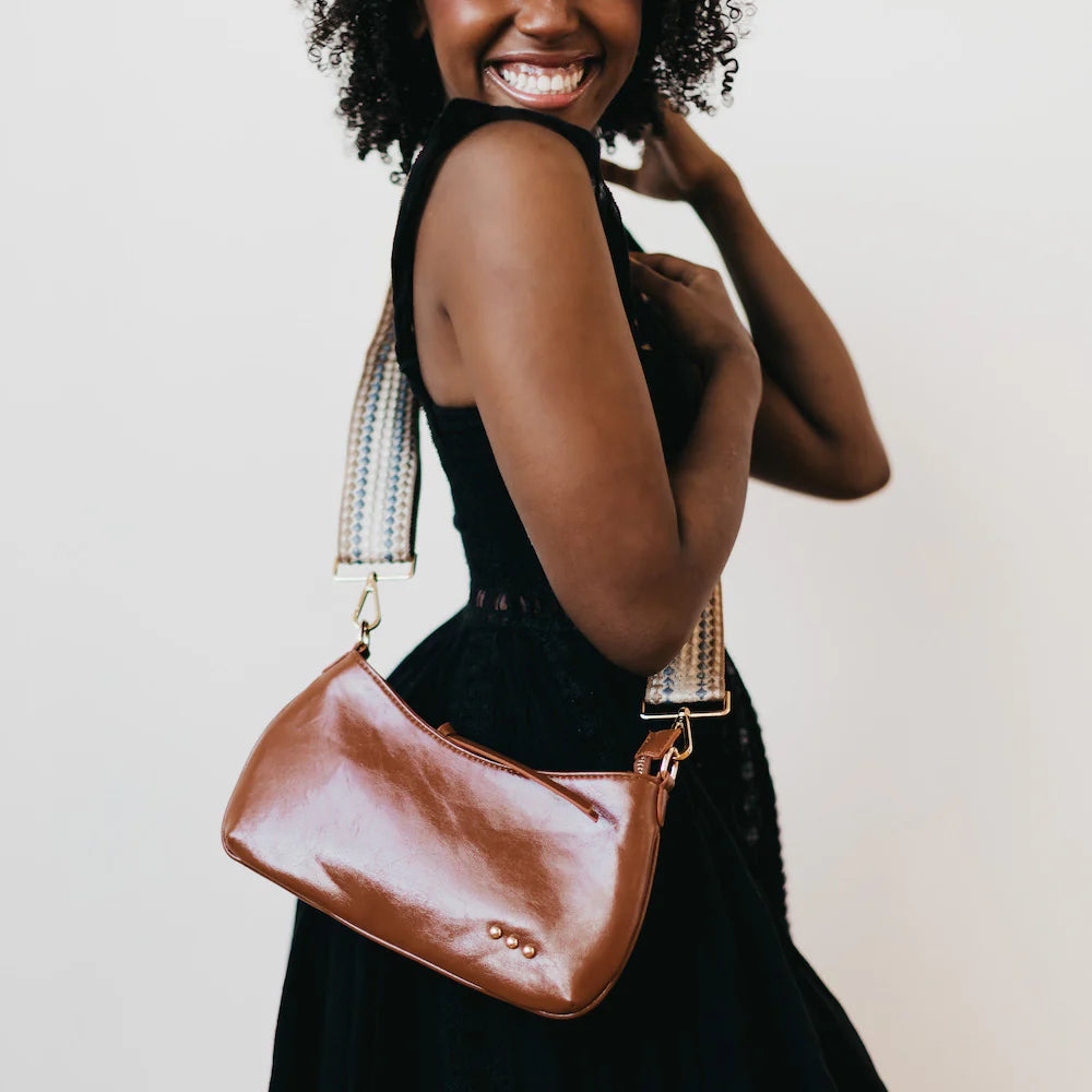 Braided Vegan Leather Crossbody & Shoulder Bag