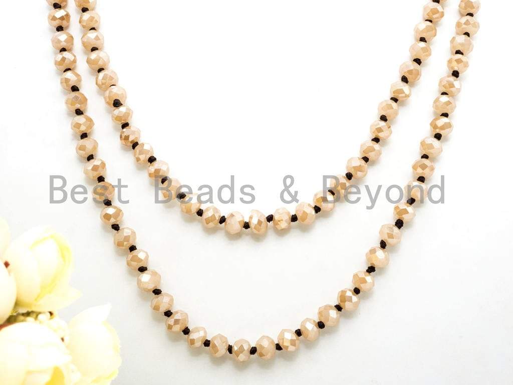 Crystal 60" Strand - Mocha