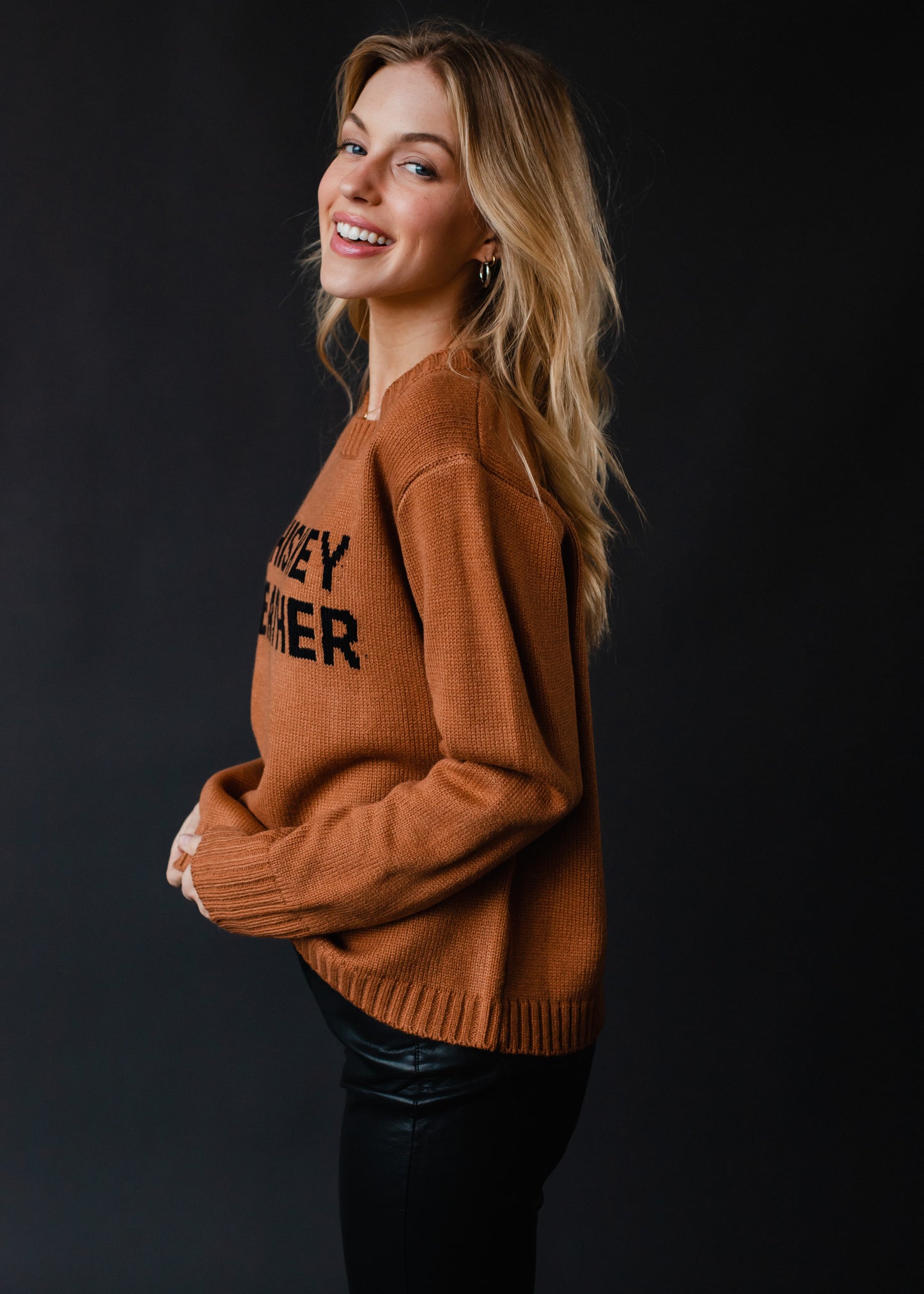 Whiskey Weather Sweater - Brown