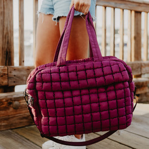 Quilted Weekend Duffel Bag