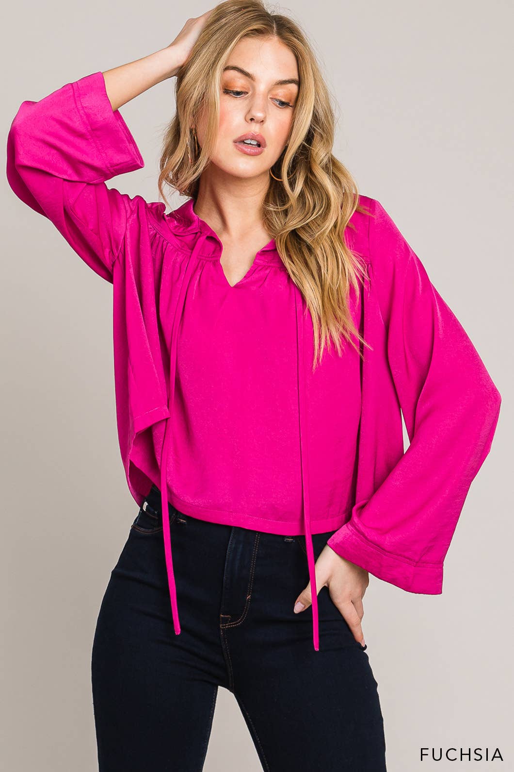 Hot Pink Blouse