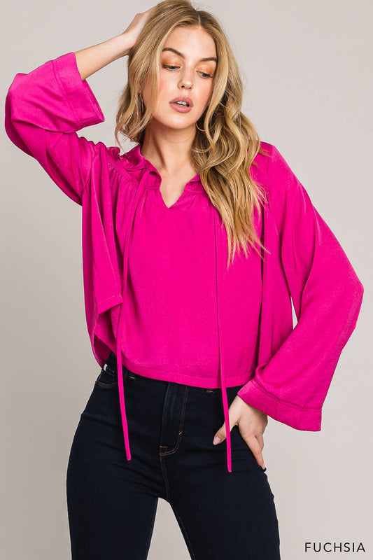 Hot Pink Blouse