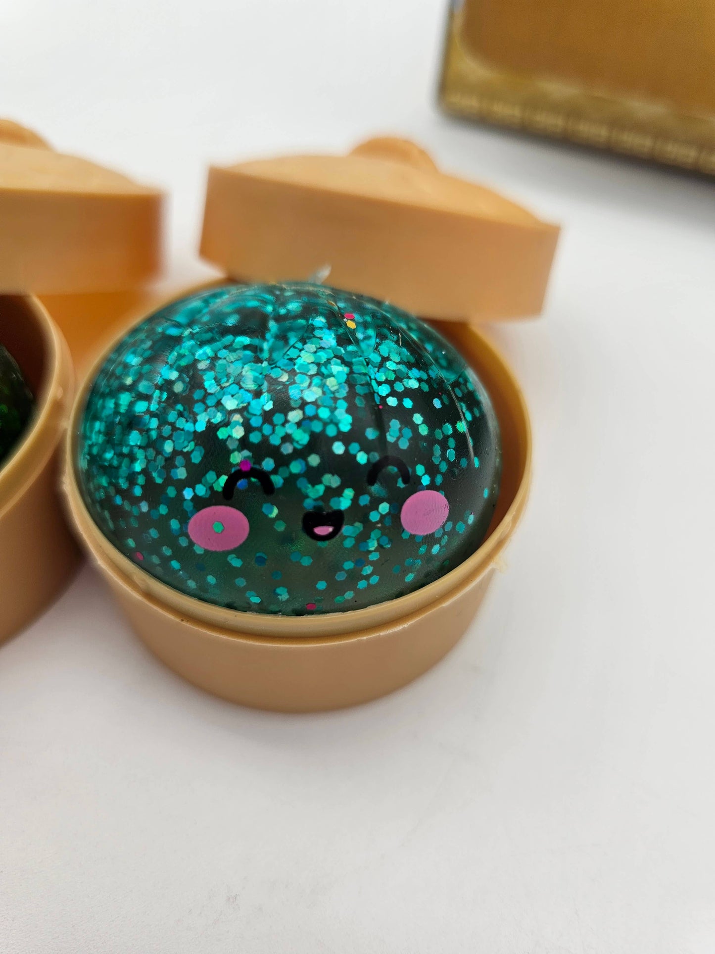 Mystery Mini Squishy Glitter Dumpling Bun Stress Relief Squeeze Toy