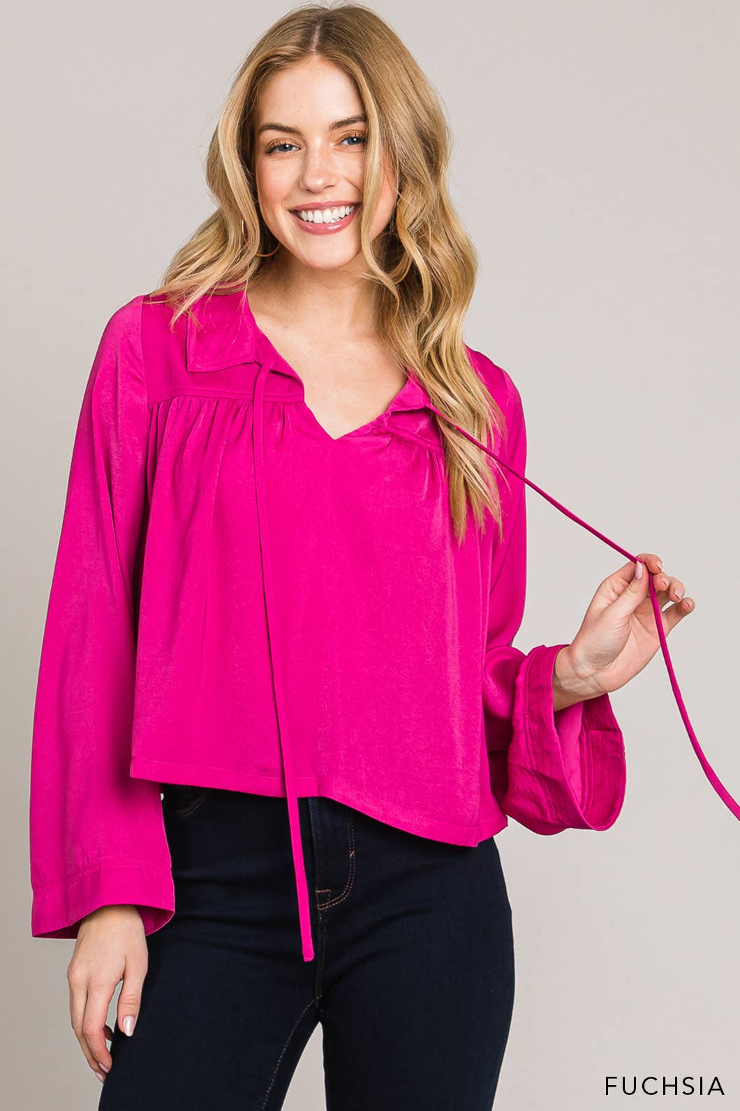 Hot Pink Blouse