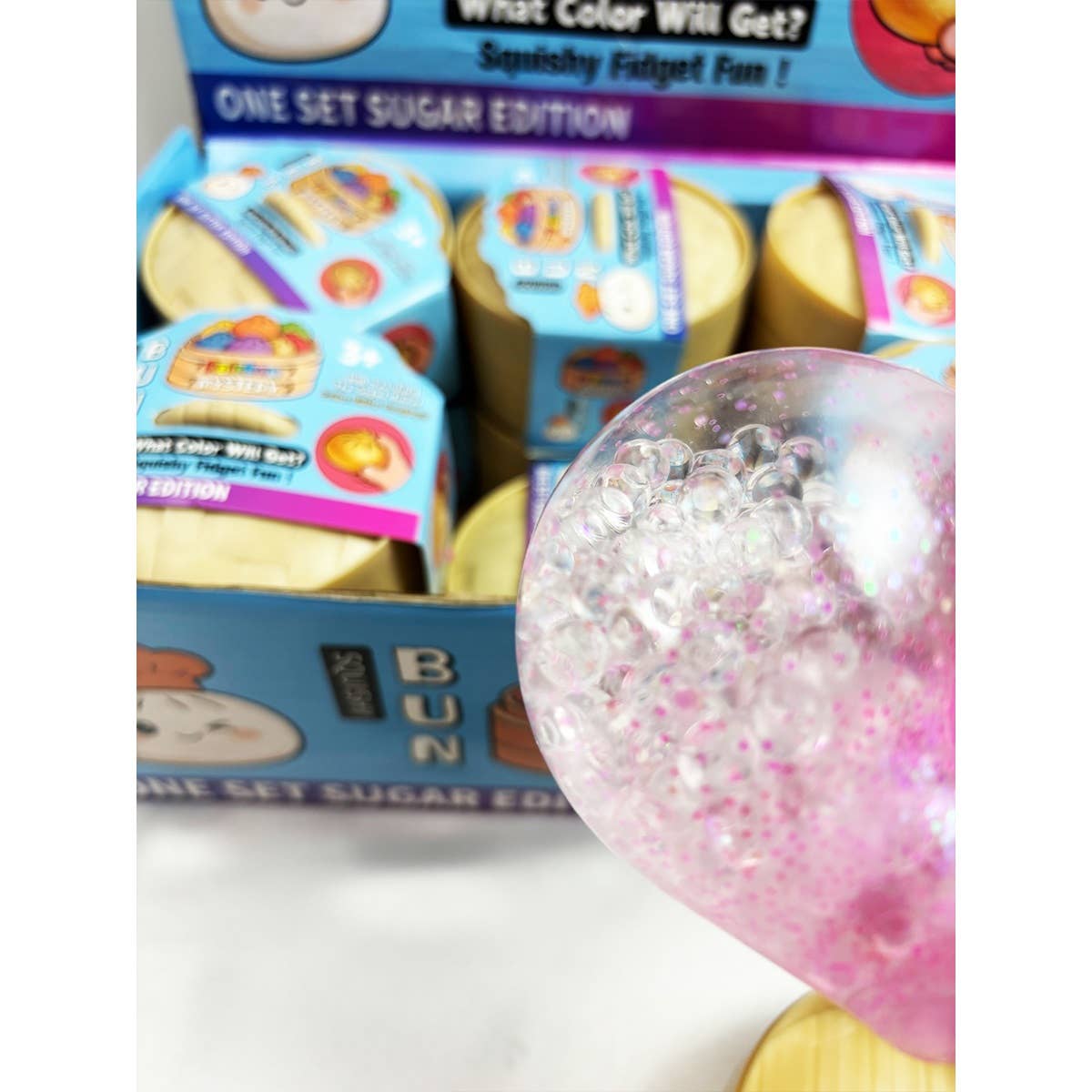 Beaded Dumpling Squishy with Steamer