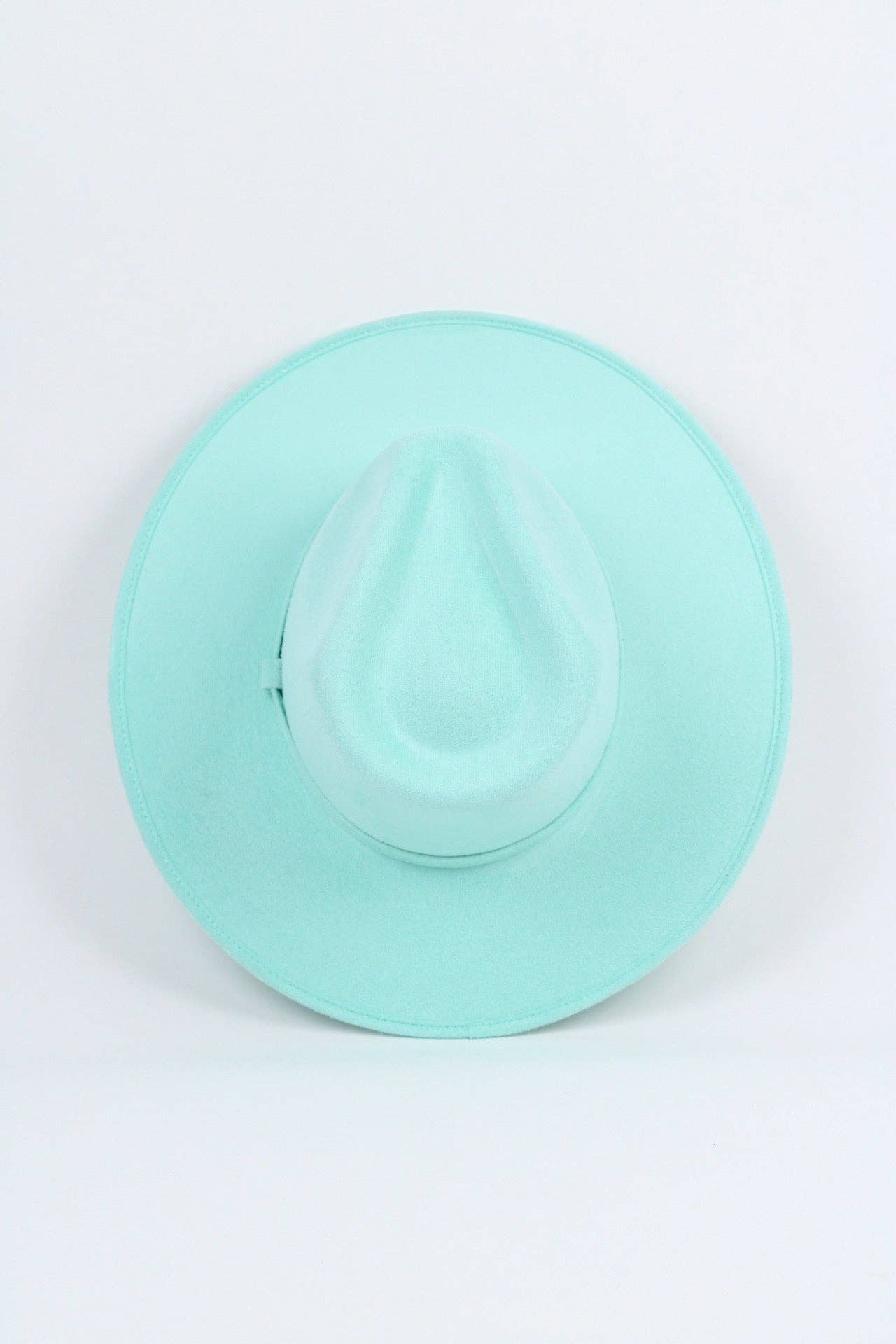 Vegan Suede Rancher Hat - Mint