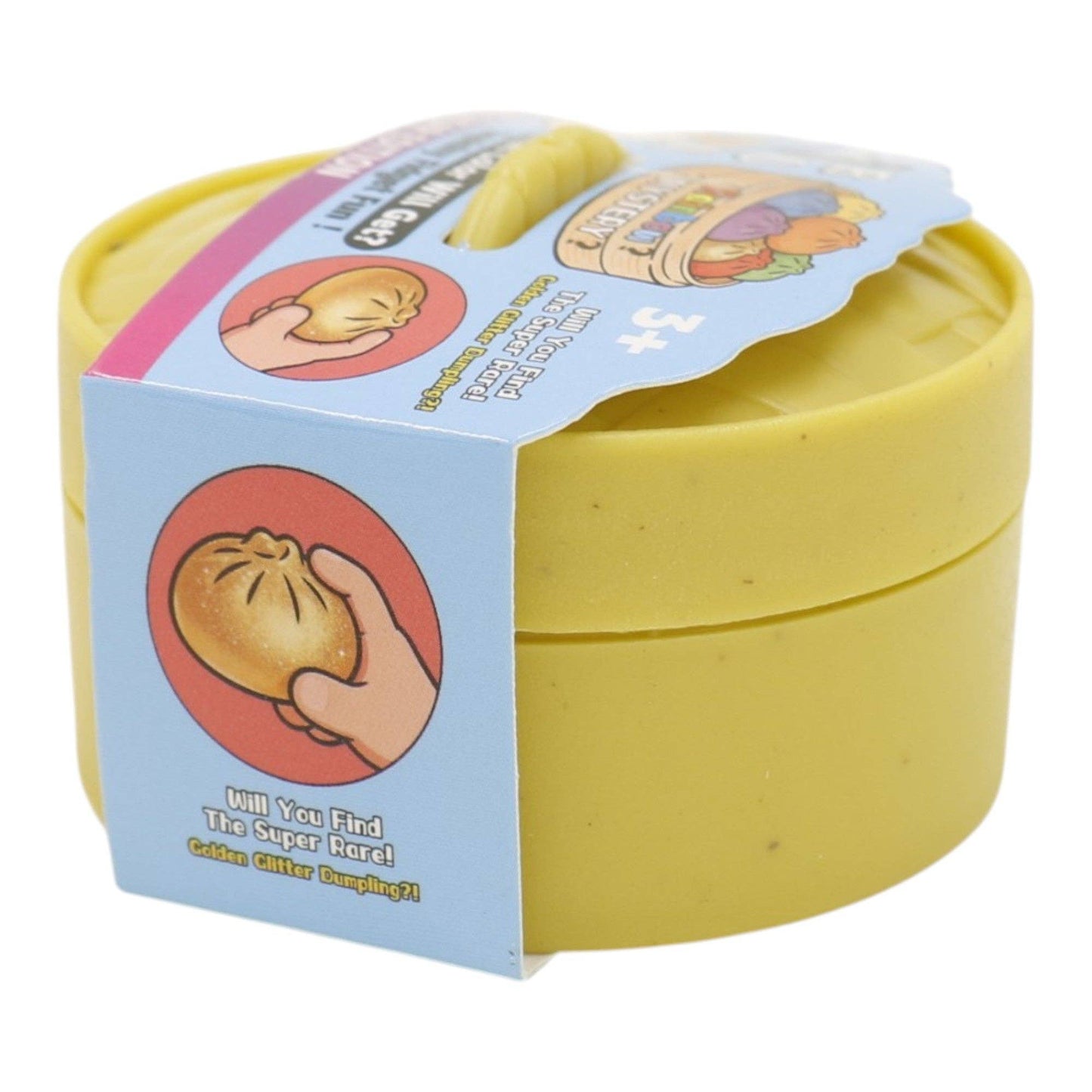 Mystery Mini Glitter Gel Bead Squishy Dumpling With Steamer
