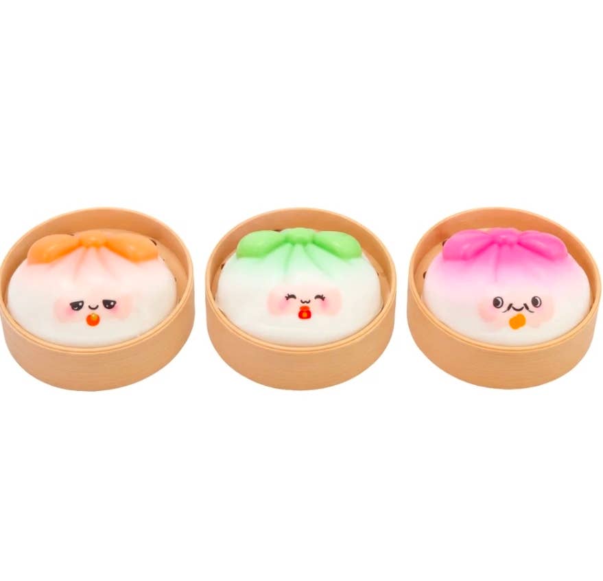 Mystery Soft-Rising Foamy Dumpling Bun Fidget Toy for Stress Relief