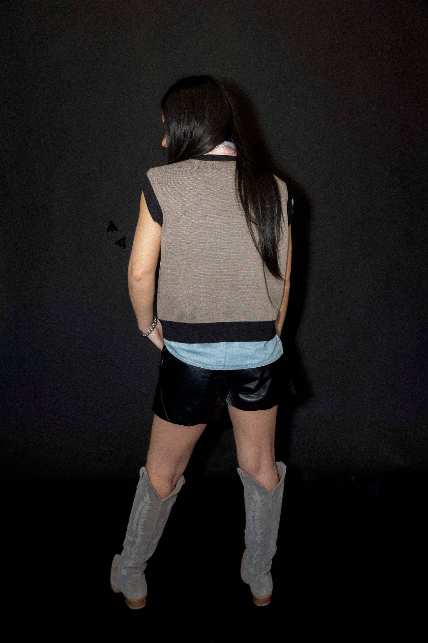 Bowie Bull Sweater Vest