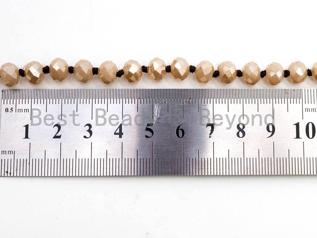 Crystal 60" Strand - Mocha