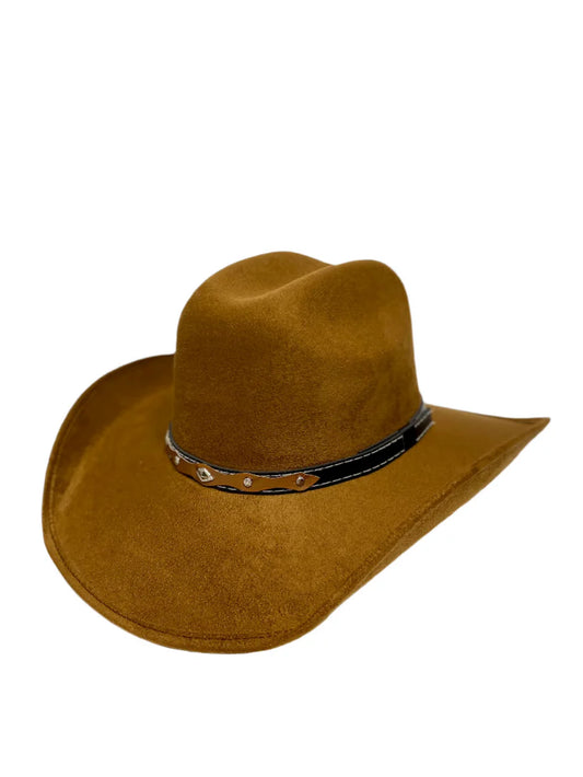 Austin Vegan Suede - Caramel