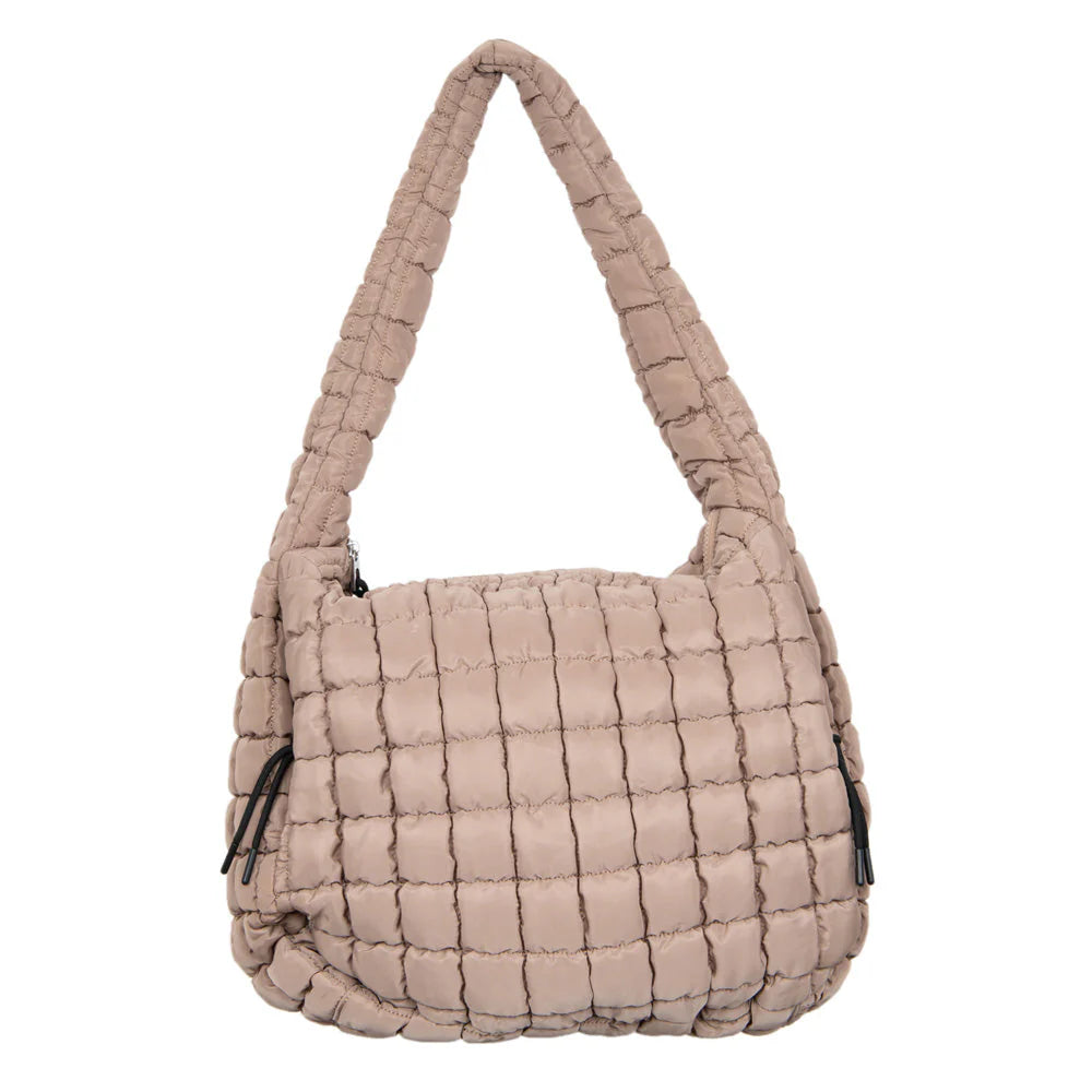 Quilted Oversized Puffer Tote