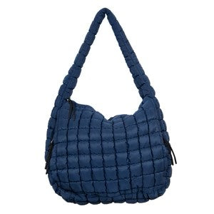 Quilted Oversized Puffer Tote